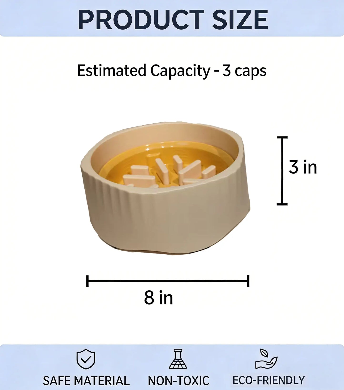 Slow Feeder Dog,Anti-Slip Feeder Slo Anti-Choking Removable Easy Clean Slow Feeder down Eating for Mediumsized Dogs Small Dog Puzzle Toys Pet Bowls Dogfood