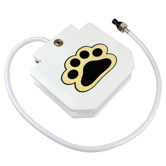 Outdoor Dog Water Fountain - Upgraded Large Dog Sprinkler Drinking Water Dispenser with Stainless Steel Hose for Fresh Water Access, Durable and User-Friendly Design